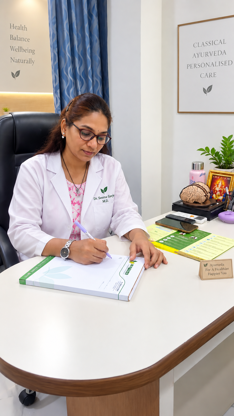 Dr. Seema Garje, M.D. - Consulting Ayurved Physician