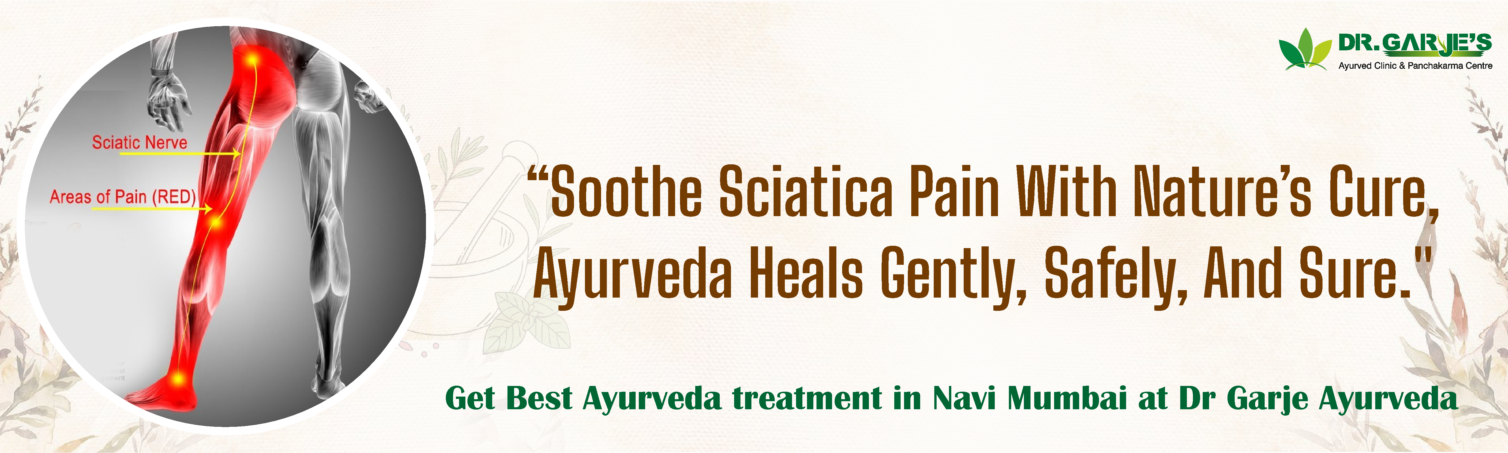 Sciatica Ayurvedic Treatment at Dr. Garje Ayurved Panchakarma Clinic